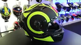 MT Braker SV Inox Helmet (Matt Black|Fluo Yellow)