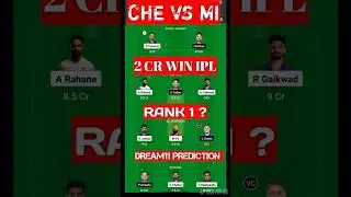 CHE vs MI dream11 prediction,MI vs CHE dream11 team#ipl2023#shortsfeed #cricket