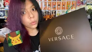 Versace: фирменная сумка-мессенджер La Greca, распаковка