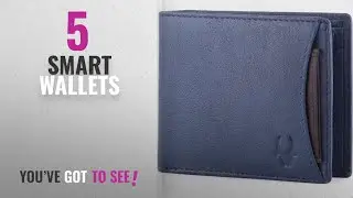 Top 10 Smart Wallets [2018]: Wildhorn Blue Leather Men's Wallet