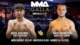 Rasul Khalimov (Fight Team Kolding - DK) Vs. Mads Rasmussen (Aarhus Fight Academy - DK)