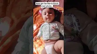 New gen be like-sharmata kon h&ldquo;Baby with camera📸#trending#cutebaby#viralbaby#shorts#viralbideo#funny