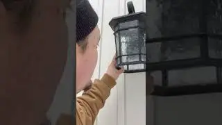 How to wire and install outdoor lights (coach lights ) on a garage ! Full video on the channel!
