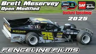 Brett Meservey Monaco Tri Track Modified GAF Modified Masters Stafford Speedway 2025