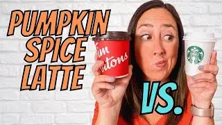 The Best Pumpkin Spice Latte | Starbucks vs Tim Hortons