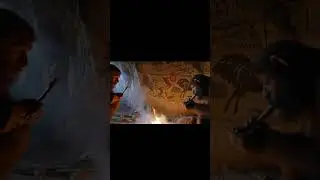 Cave Life 🖐️ Neanderthals&rsquo; First Art #humanorigins #horse  #neanderthals #memes