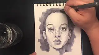 Ink Wash Katy