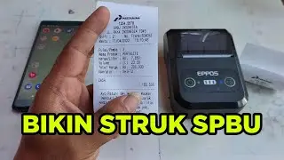 CARA MEMBUAT STRUK SPBU ATAU USAHA POM MINI