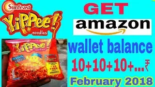 Yippee noodles ,get free 10+10+10₹ Amazon wallet