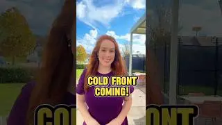 Houston FINALLY gets a cold front late this weekend! 🥶🧥 #TXwx #HOUwx