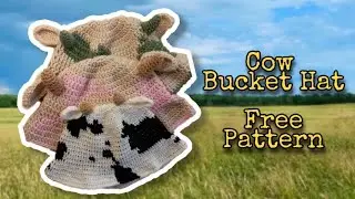 BUCKET HAT VAQUITA Patr&oacute;n Gratis