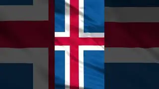 | ICELAND | &Iacute;SLAND | Waving Flag | 1 Hour | 4K