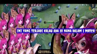MIRROR Mode ' Nana Vs Nana game play 'land of down udah kayak taman kucing (mobile Legends)