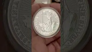 😁 Silver Britannias Are So So Nice 🇬🇧 #coin #silver #money
