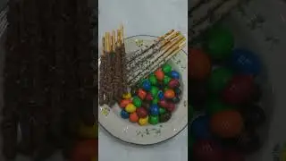 🌈🍫 Relaxing / M&M Have a bite size  #chocolate #asmr #satisfying #shorts #trending