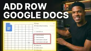 How to Add a Row or Column to a Table in Google Docs (2026) | Step-by-Step
