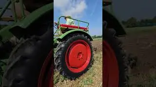 Fendt Dieselross ein Star beim pfl&uuml;gen!🎩🚜💥