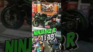 Diecast Kawasaki Ninja H2R dan Motor Trail skala 1:18 Murah Meriah