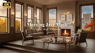 Autumn Morning Coffee Jazz ☀️ Cozy Cafe Ambience Music for Relaxation, Study & Peaceful Focus