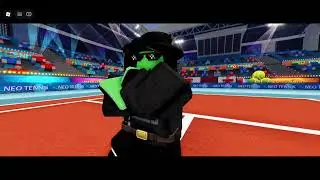 Playing Roblox Neo Tennis this game is fun!!