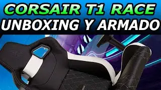 Silla Gamer Corsair T1 Race Unboxing y armado completo paso a paso. Review y Opiniones. &iquest;Es buena?