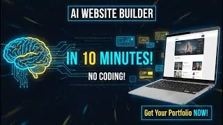 How to Make a Free Portfolio Website Using AI | No Coding Website Builder Tutorial 202