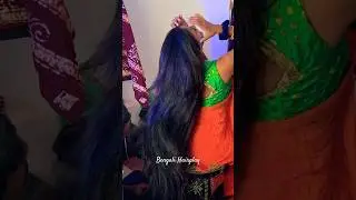 Smooth and silky long hair #thickhair #longhairgrowthtips #hairlength #longhair #haircut #hair #bun