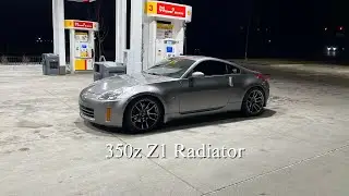 Installing new Z1 radiator on my 350z!