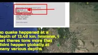 0.0 mag quakes at various depths?