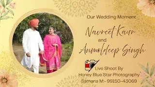 Navreet Kaur Weds Anmoldeep Singh // Live By:- Honey Bluestar Photography Samana M:- 99150-43069