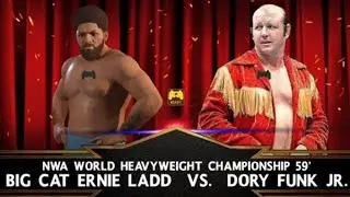 1972 Dec.12 - NWA Western States - Ernie Ladd vs. Dory Funk Jr - NWA World Title - WWE 2K22