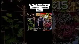Mid 80s Australian ad - Copperart - Geoff Cox (Coxy) #tvads #vhsads #retroads #80s #1980s #aussieads