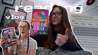 (mood) reading vlog 📖✨💞 book unboxing, f1 romances & surprise birthday parties