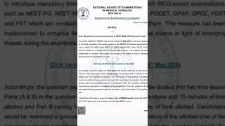 Important notice from NBEMS#nbems #neet #mds #dentist #dental #brokentooth #doctor