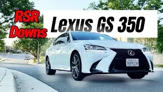 Lexus GS 350 on RSR Lowering Springs + REVIEW!!!