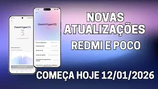 URGENTE HyperOS 3 : Grande Onda de Atualiza&ccedil;&otilde;es Come&ccedil;a HOJE 12/01/2026 - Voc&ecirc; Foi Contemplado?