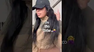 ❌⚠️ The worse hair #allovehair  🙅&zwj;♀️ #trash #hair #bundles #quickweave  #fypviral