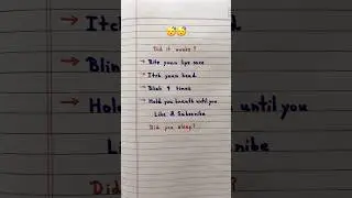 Did it works 😴😴#fun#art#writing#creative#song#trending#english#shorts