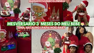 MESVERSARIO DE 3 MESES DO BABY KAUÊ •| #mesversário #maternidadereal #vlogcomigo 