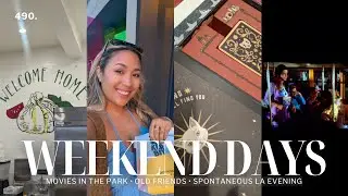 WEEKEND IN MY LIFE: Los Angeles Favorites + Movie Night + 1st Birthday Party + More Tarot | Vlog 490
