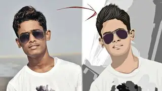 Infinite Design | Cartoon Portrait Artwork Editing Tutorial | Deep Edit
