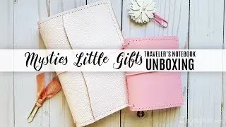 Unboxing: Mystics Little Gifts Pink Champagne Personal Size & Oops Unicorn Micro Traveler's Notebook