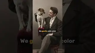 Dogs & Humans 🐾✨ Rare Moments Brought to Life with AI #aiart #colorized #vintagephoto #oldphotos #ai