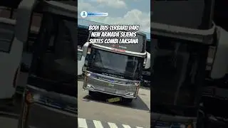 Bodi bus terbaru dari karoseri New armada | skylander r25 fusion #alieffea #newarmada #busmania #bus