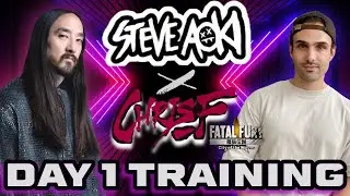 I taught DJ Steve Aoki how to play Fatal Fury City Of The Wolves