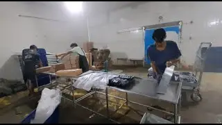 Aktifitas nelayan membekuan ikan di cold storage bungus#perikanan