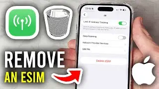 How To Remove eSIM From iPhone (Delete) - Step By Step