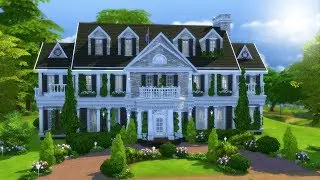 COLONIAL MANSION | The Sims 4 Speed Build