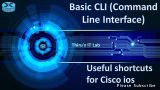 Basic CLI Command Line Interface useful shortcuts for Cisco ios