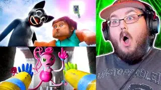 Pro Player vs Mommy Long Legs (From Poppy Playtime: Chapter 2) & MORE @HorrorSkunx REACTION!!!